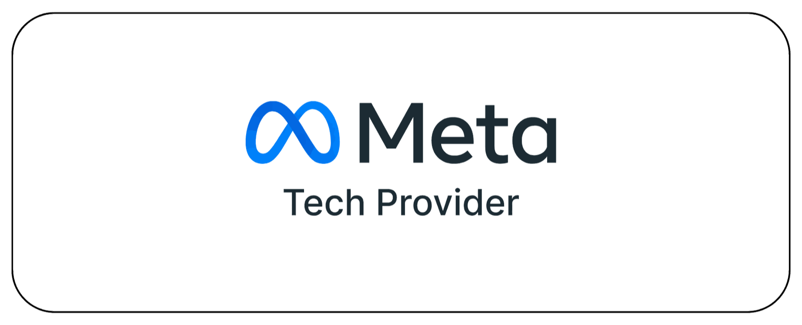 Selo oficial Meta Tech Provider